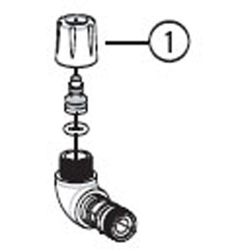 [QK1082] 1082 - head / hose compression fitting PFP-3