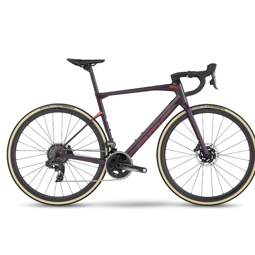 Bmc Roadmachine 01 Four Force Axs Hrd: Violet & Neon Red