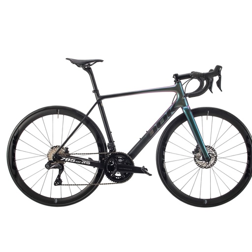 [LOOK25319] Look 785 Huez Rs Disc Brakes Ultegra Road Bike 2022: Black / Silver Chameleon - Matte / Gloss M