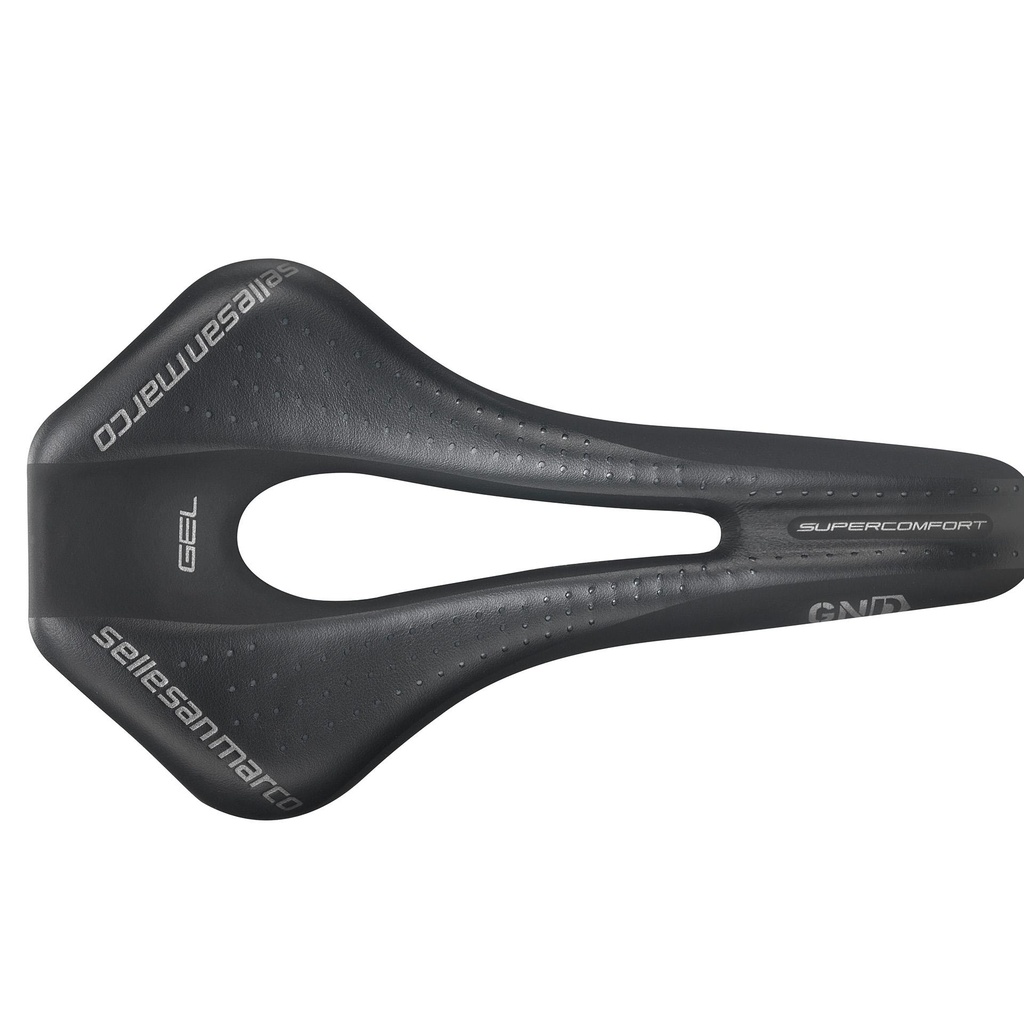 Selle San Marco Gnd Open-fit Supercomfort Racing Gel Saddle 2021: Black/black Wide (l3)