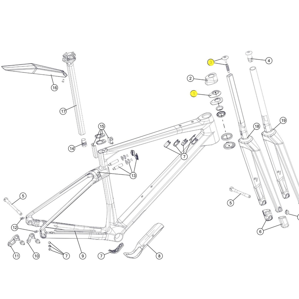 Bmc Spare - Headset Urs (1 Piece):  