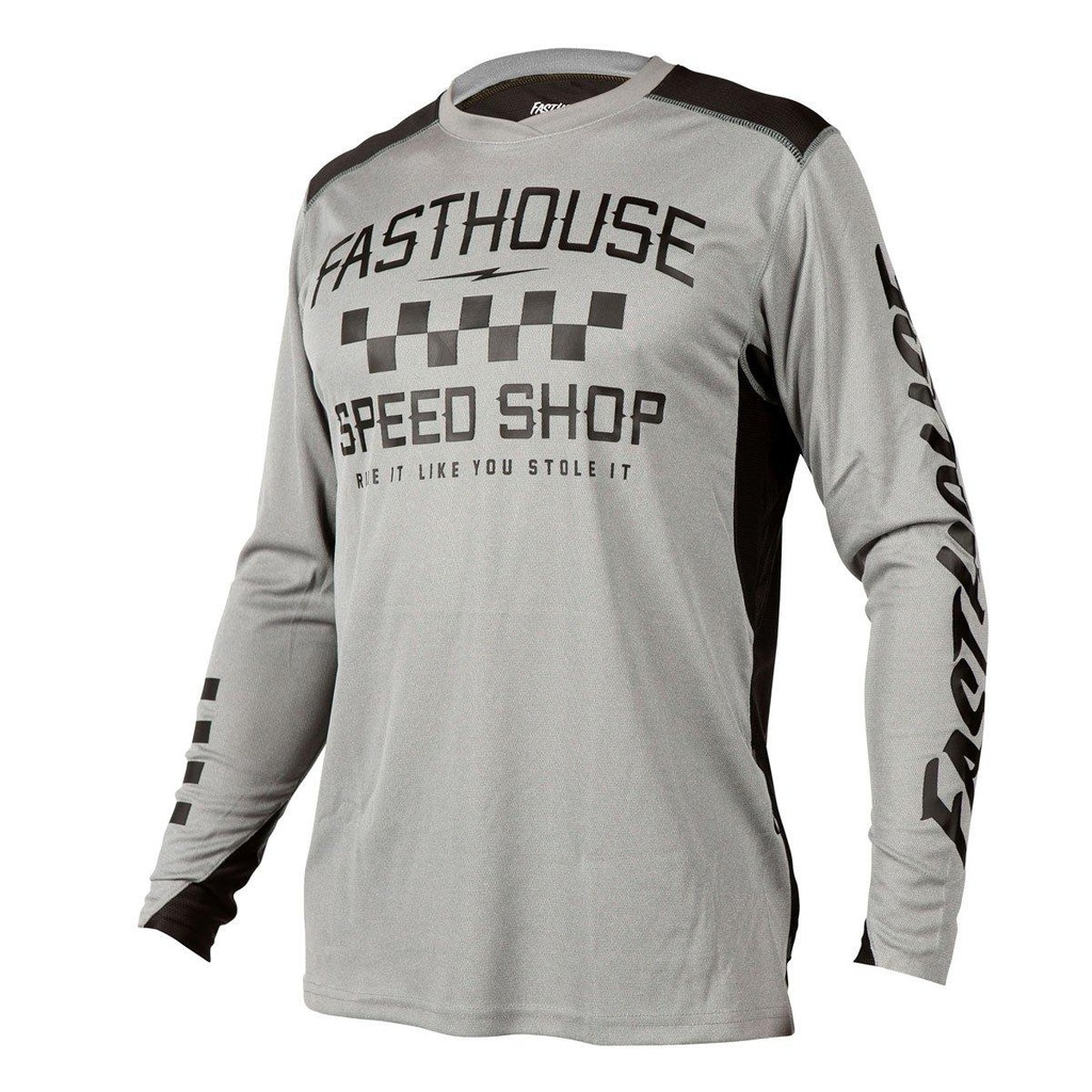 Fasthouse Alloy Roam Jersey Ls 2021: Heather Grey 2xl