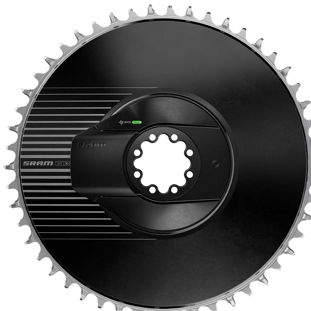 Sram Power Meter Kit Dm Red Axs E1 Aero (Power Meter Including Chainring): Black/Silver 