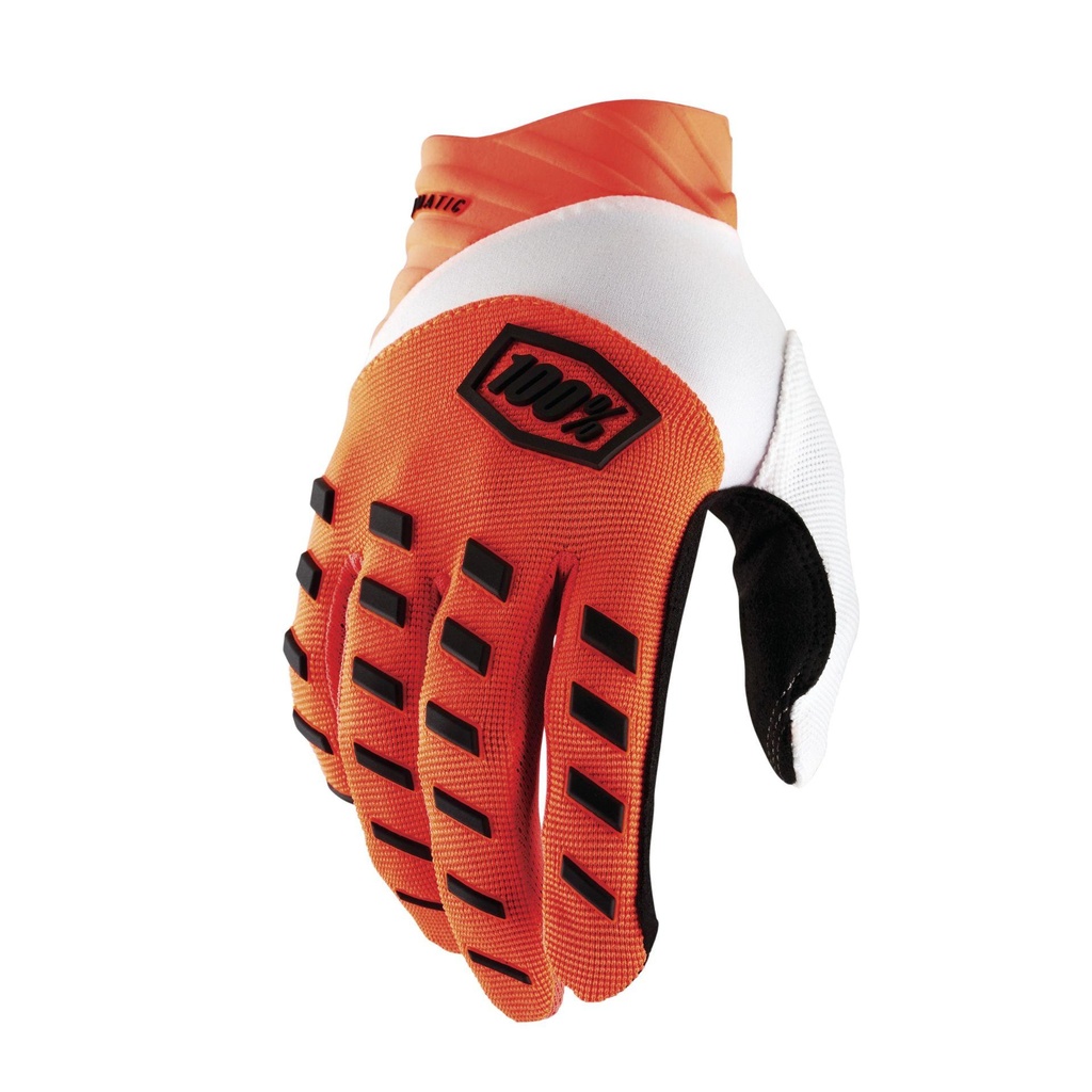 100% Airmatic Gloves Fluo Orange S