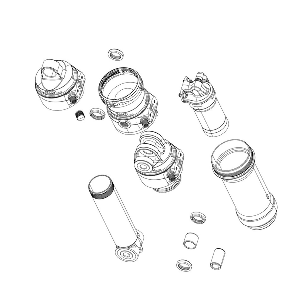 Rockshox Rear Shock Control Module (Includes Complete Electronics Assembly