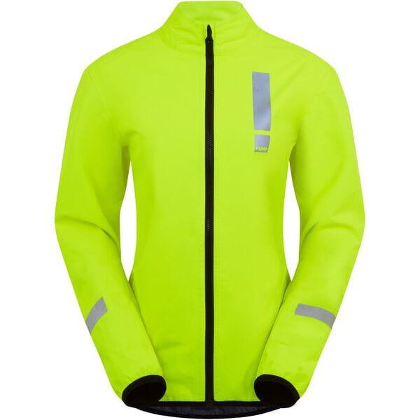 HUMP Women's Reflect Waterproof Jacket - Hi-Viz Yellow - Size 