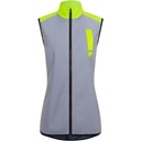 HUMP Women's Ultra Reflect Gilet - Silver Reflect / Hi-Viz Yellow - Size 