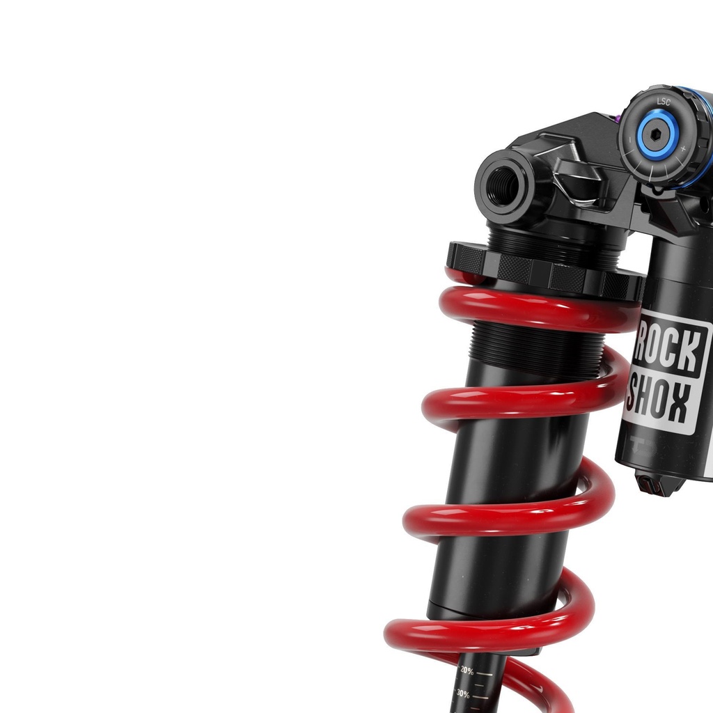 Rockshox Rear Shock Vivid Coil Ultimate Rc2t - Standard Trunnion - C1:  185x55