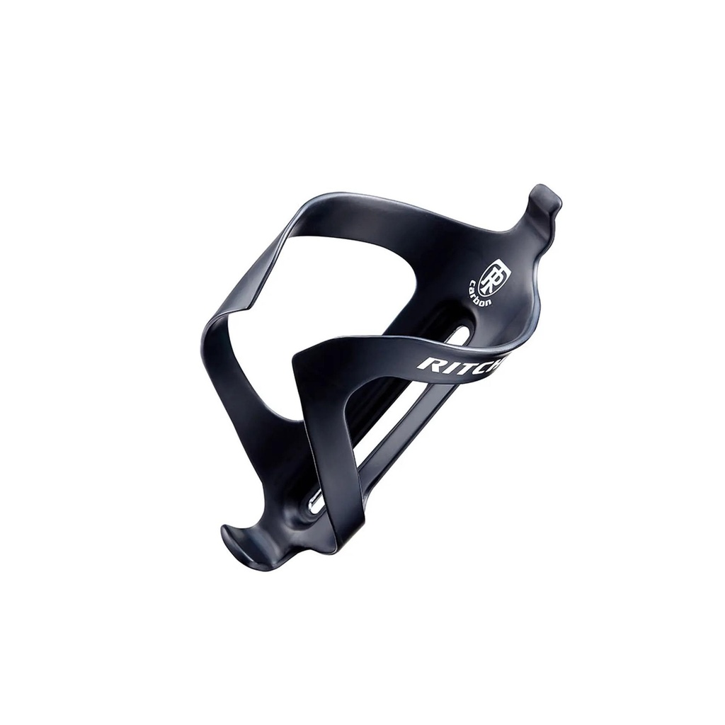 Ritchey Wcs Carbon Water Bottle Cage: Black/White 