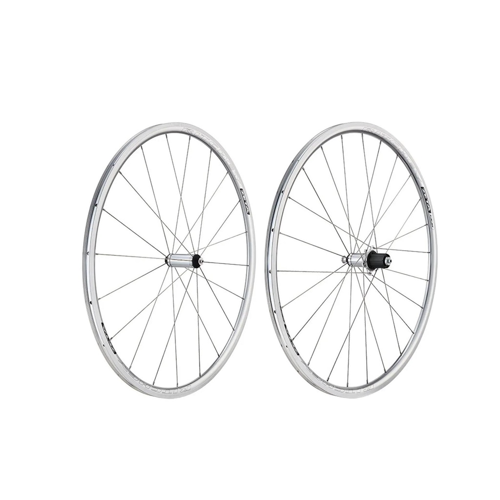 Rithcey Classic Zeta Rim Wheelset: Silver Shimano