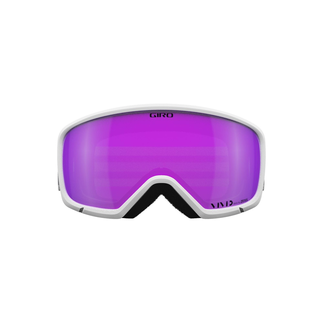 Giro Millie Women'S Snow Goggle 2025: White & Grey Chute Vivid Pink Medium Frame