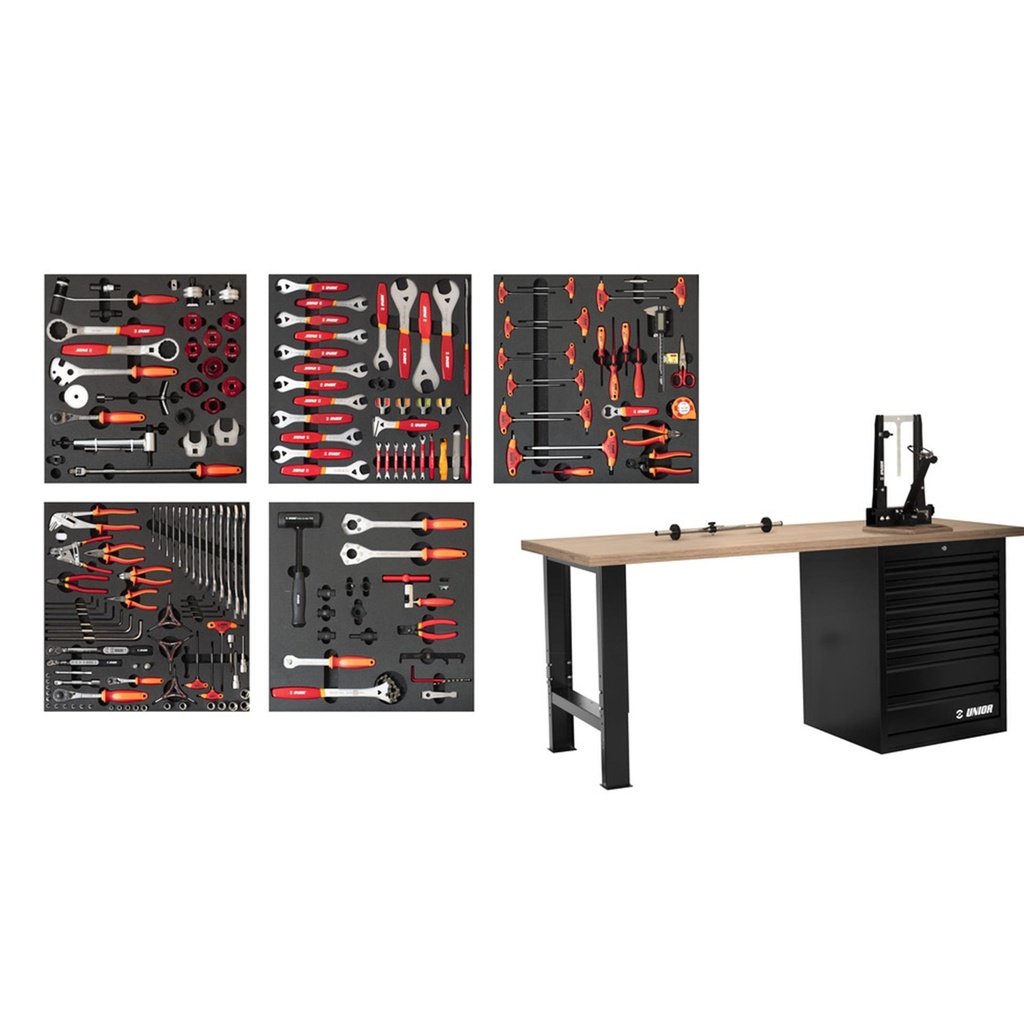 Unior Professional Mechanic Workbench 2024: Black 