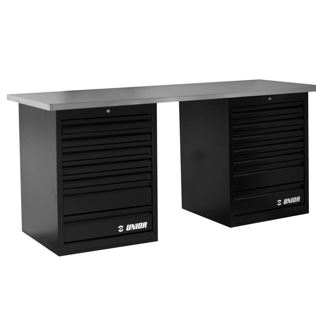 Unior Tech Bench With Two Wide Cabinets 2024:  