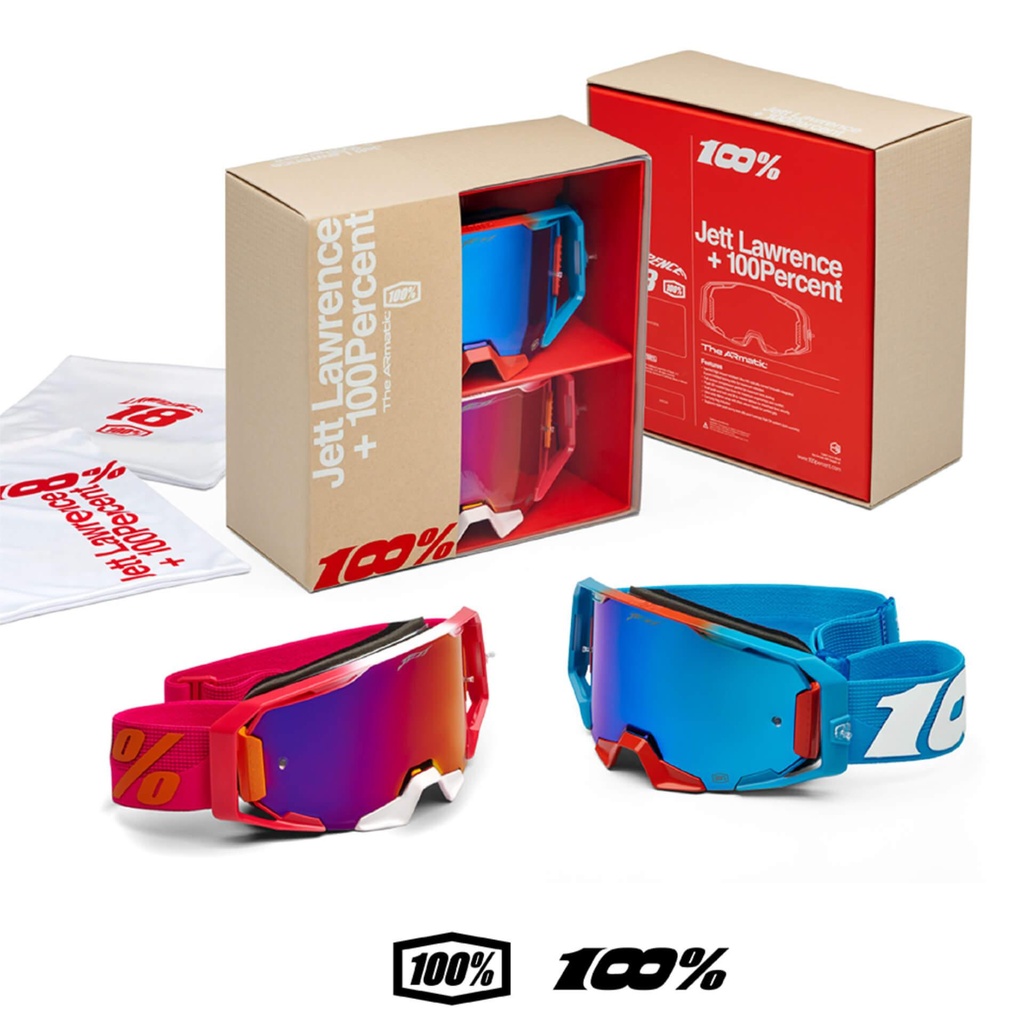 100% ARmatic Jett Lawrence Goggle Pack