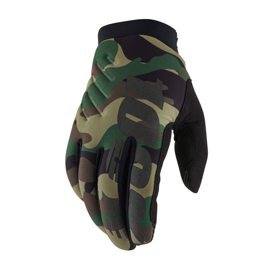 100% Brisker Cold Weather Glove Camo / Black XL