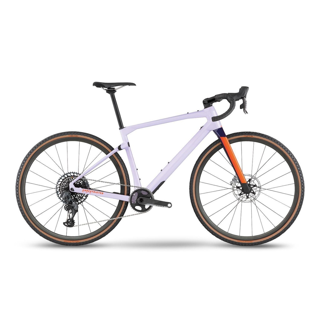 Bmc Unrestricted 01 One Red Axs Eagle Gravel Bike: Purple/orange/blue