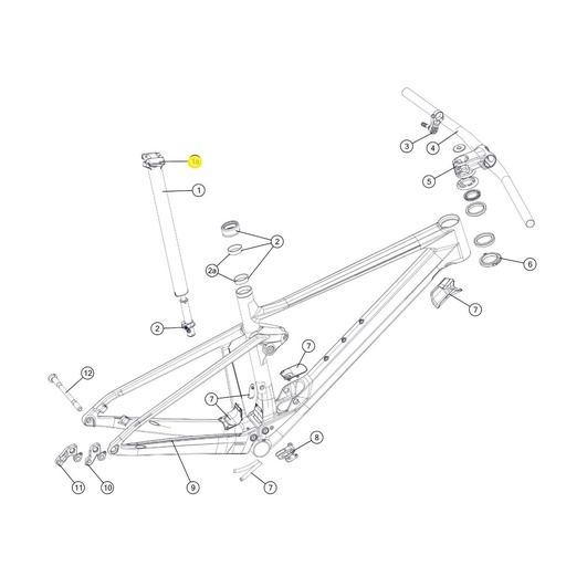 [BMS302170] Bmc Spare - Rad Saddle Clamp (1 Piece):