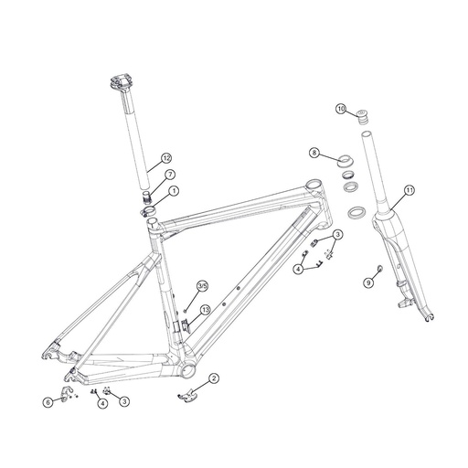 [BMS222959] Bmc Spare - Cx01 Fd Hanger Kit (1 Piece):