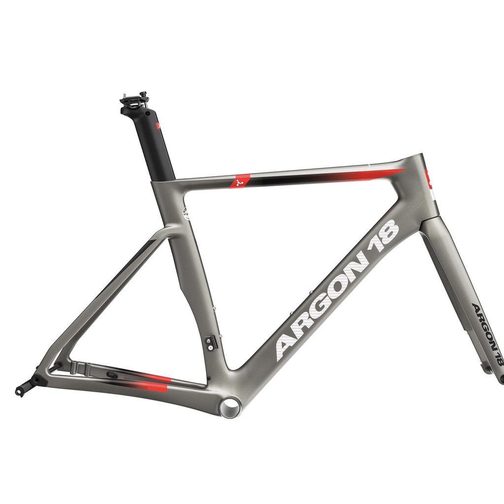 Argon 18 Nitrogen Disc Frameset 2021 2021: Frozen Steel Satin W/gloss