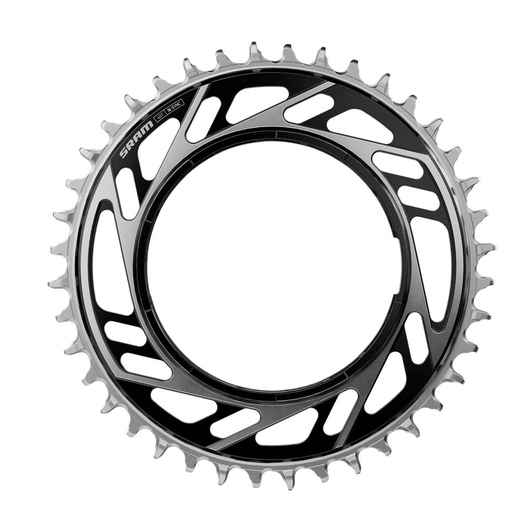 Sram Chain Ring Road Threaded Mount X-Sync Red E1 (Including Thread Back Up Pin For Chainring): Black/Silver 