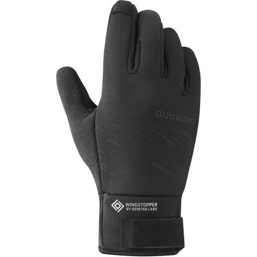 Unisex, WINDSTOPPER Insulated Gloves, Black, Size 