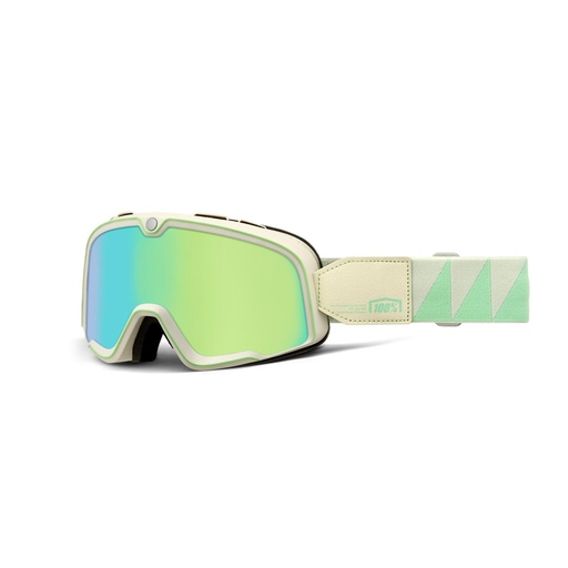  100% Barstow Goggle Klipp  / Mirror Green Lens