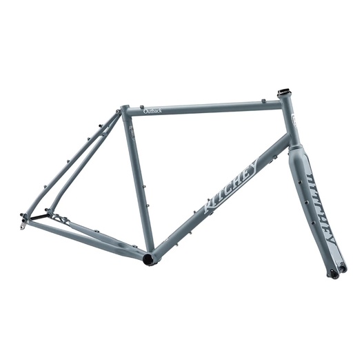 Ritchey Outback Frameset: Granite & Snow 