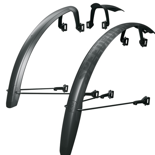 [SKMSPEEDXL] Sks Speedrocker Xl Mudguard Set: Black 52mm