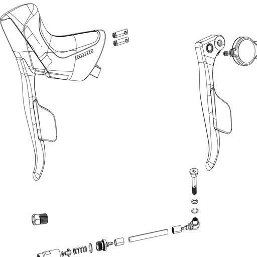 [SSP8092000] Sram Ed Reach Adjust Cover Brake Lever - Red E1 Ed - Qty2:  