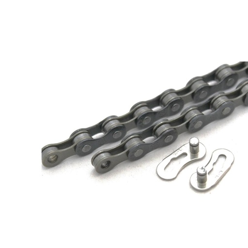 [C8] Clarks Mtb/Road 8 Speed Chain 1/2x3/32 X116 Quick Release Links Fits All Major Derailleur Systems:  8 Speed