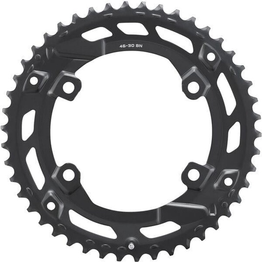 [Y0RB98010] FC-U6000-2 CUES 11/10/9 speed double outer chainring