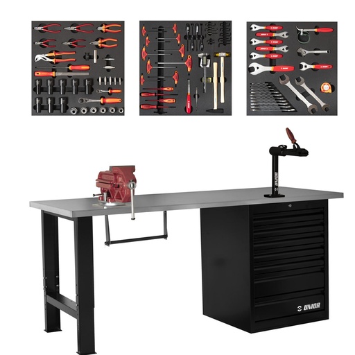 [UN629832] Unior Suspension Workbench 2024: Black 