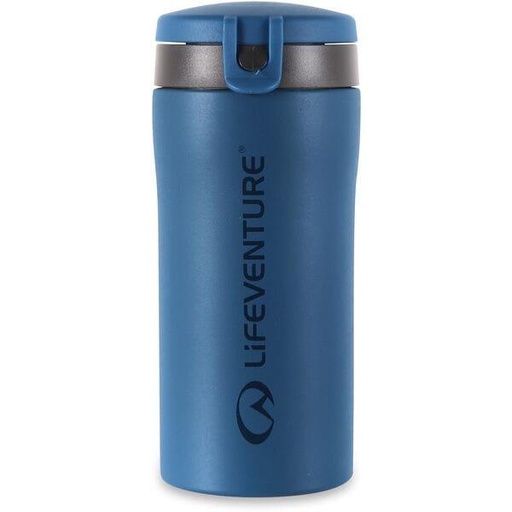 [LV76121] Flip-Top Thermal Mug - Blue