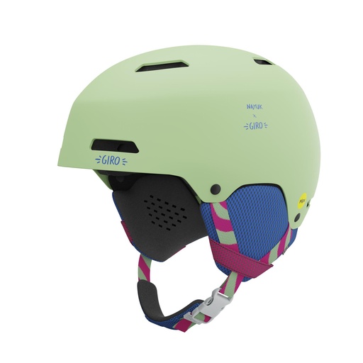 Giro Crue Mips Youth Snow Helmet 2025: Lavender Namuk 